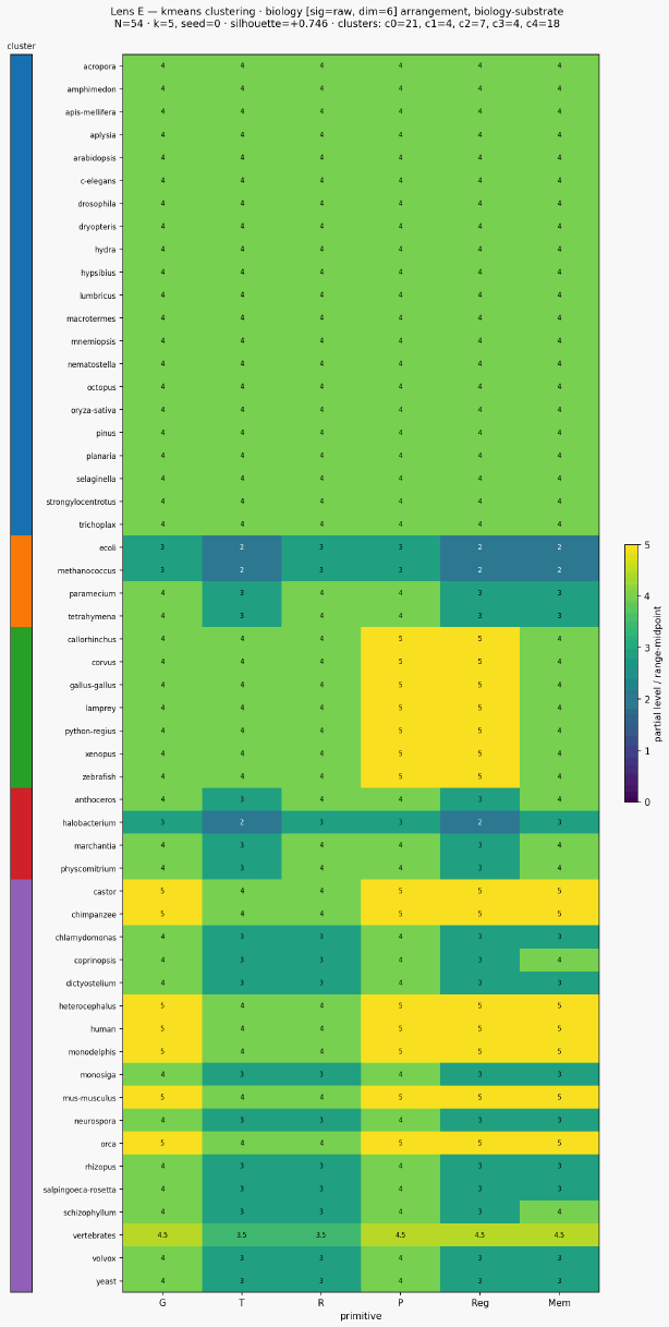 Cluster classical biology biology substrate kmeans