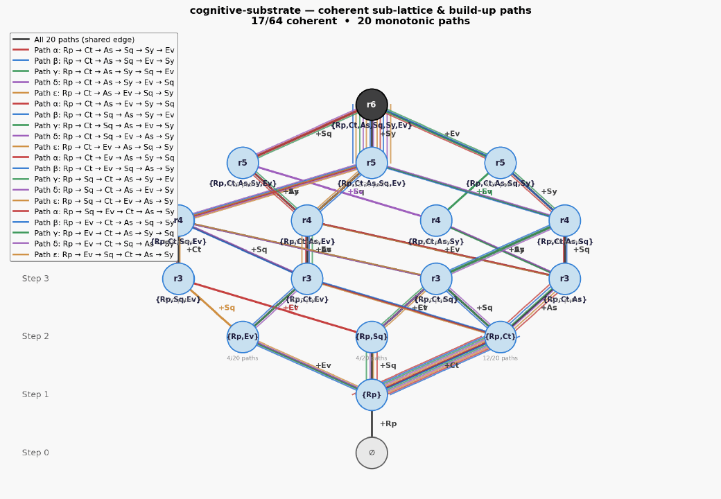 Cognitive substrate hasse
